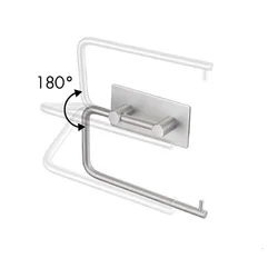 Поворотний тримач для туалетного паперу короткий (180°)