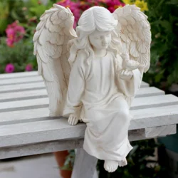 Декоративна садова фігура «Ангел», статуетка для саду та інтер’єру