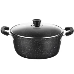 Каструля з антипригарним покриттям з кришкою 30 см