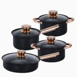 Набір кухонного посуду WOSAI, 8 предметів, з антипригарним покриттям