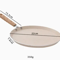 Антипригарна сковорода з алюмінієвого сплаву 22 см