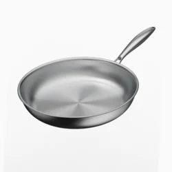 Сковорода з нержавіючої сталі 304 з похилим дном (3-шарова), 20 см, без кришки