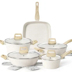 Набір каструль і сковороди з антипригарним покриттям