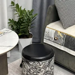 Табурет-пуф з кришкою, круглий, 30×30×28 см