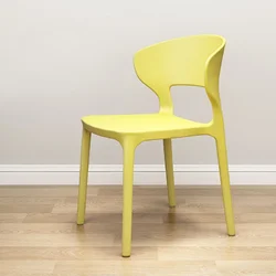 Стілець кухонний пластиковий, сучасний мінімалізм, обідній стілець для кухні та кафе
