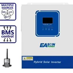 Гібридний сонячний інвертор EASUN POWER 2000W 12V MPPT Off-Grid (ISolar-SMG-II-2KW-12V WiFi, Pure Sine Wave)