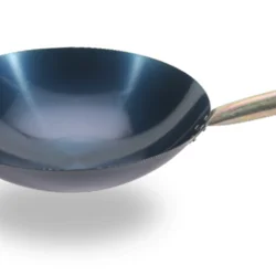 Чавунна сковорода-вок традиційна 32 см, з довгою ручкою