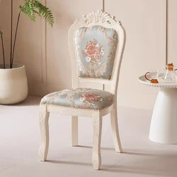 Стілець обідній Classic Royal, дерев’яний, у класичному європейському стилі, м’яке сидіння