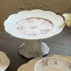 Тарілка висока «Пелюстки та листя» 20 см