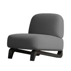 Крісло для вітальні, м’яке, тканинне, низьке