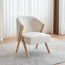 Крісло для вітальні Sherpa, скандинавський стиль, дерев’яний каркас