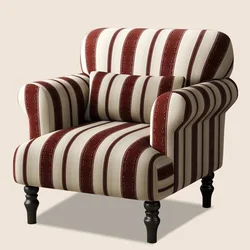 Крісло для вітальні Classic Stripe, французький стиль, тканинна оббивка