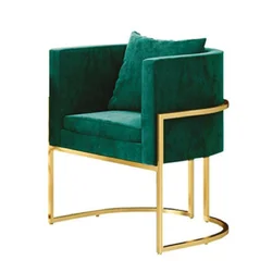 Крісло для вітальні Modern Gold, сучасний стиль, металевий каркас