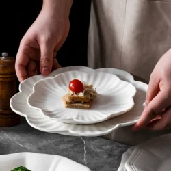 Керамічна кругла тарілка 2 види