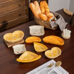 Креативна керамічна тарілка для закусок, 2 види