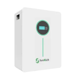 SunRich 5 kWh LiFePO4 — настінний акумулятор для СЕС, BMS-захист, масштабування, CE