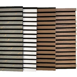 Акустичні рейкові панелі 2400×600×22 мм (MDF + PET фетр, шумоізоляційні)