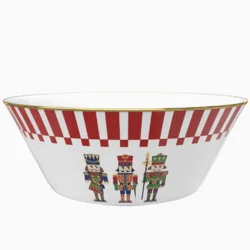 Керамічна глибока тарілка з кістяного фарфору, преміум серія з декоративним принтом 15 см