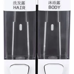 Настінний подвійний дозатор для мила, 350 мл * 2. Колір в асортименті