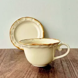 Вінтажна керамічна кавова чашка в римському стилі 280 мл