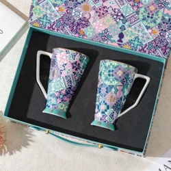 Набір керамічних кружок Digi Garden у подарунковій коробці 2 шт.