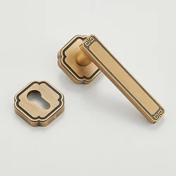 Дверний замок у французькому стилі, латунь, модель 1004