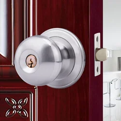 Сферичний дверний замок Yili Atom YL-2001-5791 (нержавіюча сталь, 60/70 мм)