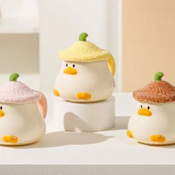 Керамічна чашка Little Duck з кришкою та ложкою 400 мл