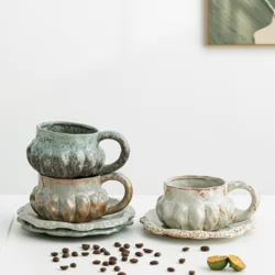 Керамічна чашка в стилі Wabi-Sabi (270 мл)