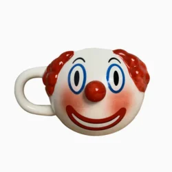 Керамічна кружка «Clown Joker Cup», креативна чашка-клоун 400 мл