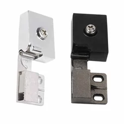 Комплект верхньої та нижньої петлі для скляних дверцят з цинкового сплаву, для скла 3–6 мм