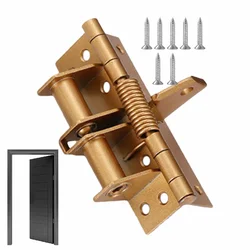 4-дюймовий пружинний шарнір з фіксацією 90° (чорний / сріблястий / золотий)