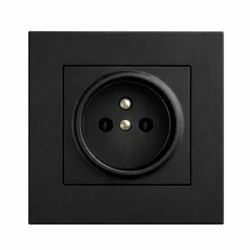 Розетка стандартна чорна від бренду EIOMR преміум-якості
