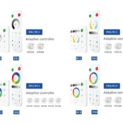 Бездротова RF 2.4G сенсорна панель керування освітленням 86 (RGB/RGBW/CCT)