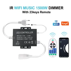 Bluetooth RGB контролер 220V для неонових та LED-стрічок з керуванням через додаток