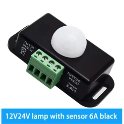 Інфрачервоний PIR-контролер руху DC12–24V для LED-стрічок і світлових барів