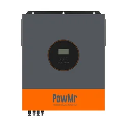 Гібридний сонячний інвертор Powmr 11 кВт 48V з паралельним підключенням та 380В для автономних систем