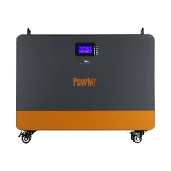 Powmr 51.2V 280Ah (≈14.3 кВт·год) мобільна LiFePO4 батарея на колесах для домашніх сонячних систем