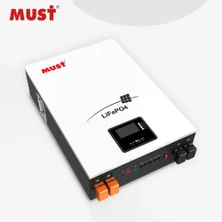 MUST LP16-24200 25.6V 200Ah (≈5.12 кВт·год) настінна LiFePO4