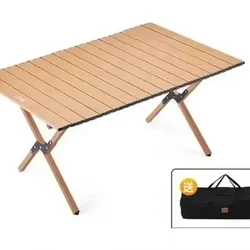 Стіл кемпінговий складний Roll Table 86 см, вуглецева сталь, портативний з чохлом