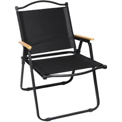 Складне туристичне крісло з підлокітниками, металевий каркас, тканина Oxford (середнє / велике)