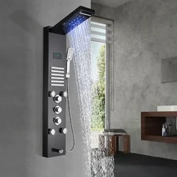 Преміальна душова система 8-в-1 з цифровим дисплеєм Huashen Rain