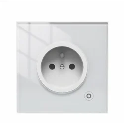 Розумна ZigBee розетка біла Moes (EU стандарт, 16A) з моніторингом енергоспоживання
