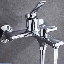 Змішувач для ванни та душу KOEN 2403, латунний, настінний, одноважільний