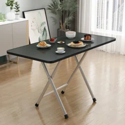 Складний стіл, 60х40х50, чорний, зі срібними ніжками, одна перегородка