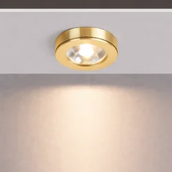 Ультратонкий світлодіодний світильник COB, 3 Вт, 75х18мм, золотий