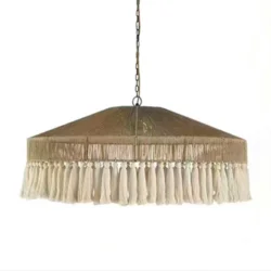 Ретро люстра з бахромою, 40 см