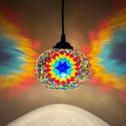 Підвісний світильник, мозаіка, кольоровий А