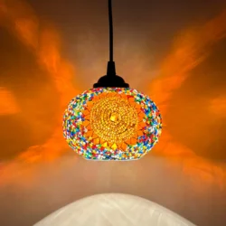 Підвісний світильник, мозаіка, кольоровий С