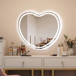 Фігурне LED дзеркало з підсвіткою | 3 режими світла | плавне регулювання яскравості